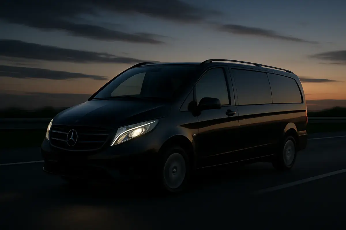 şehirler arası vip transfer – siyah mercedes vito – özel şoför