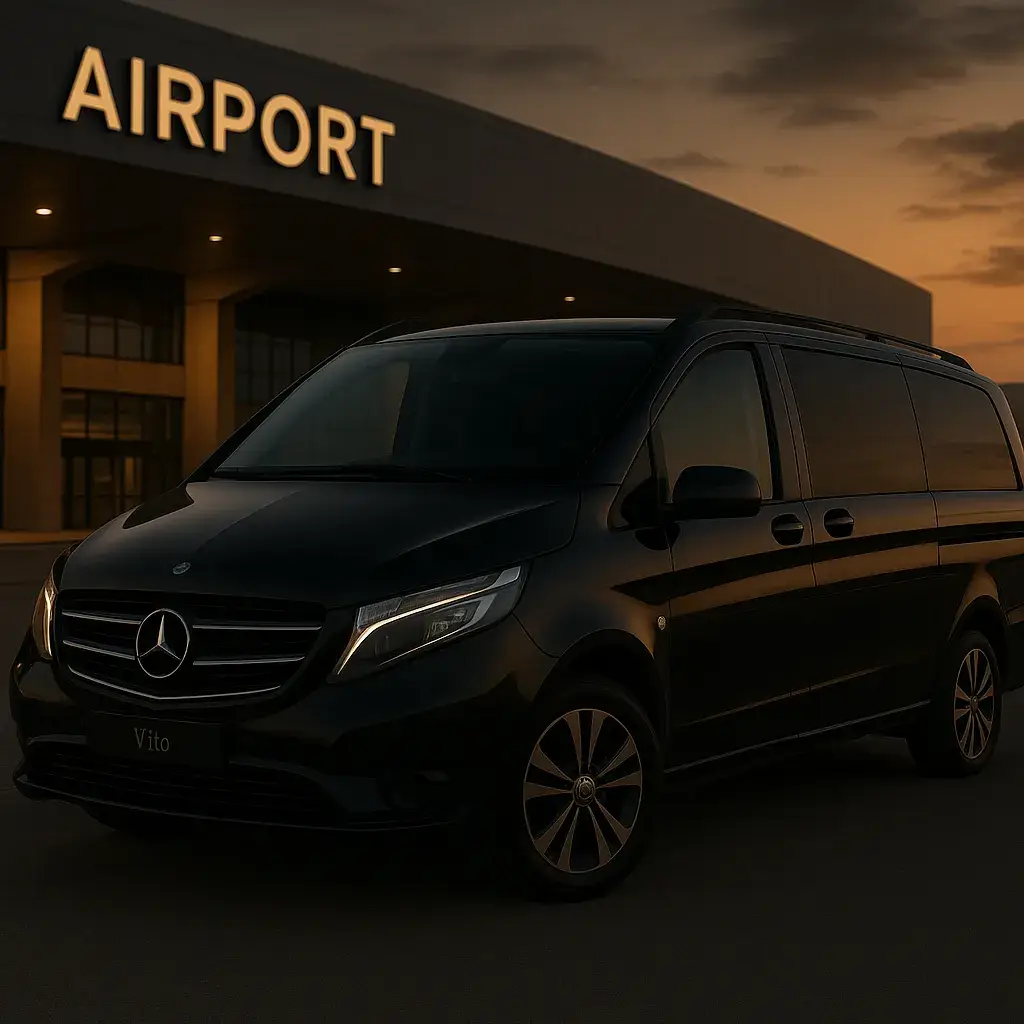 Mercedes Vito ile havalimanı Vip transfer – özel şoförlü lüks araç